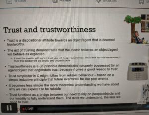 article on trust and trustworthiness